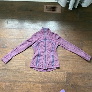 Lululemon define-soft mini check - black swan heathered plum